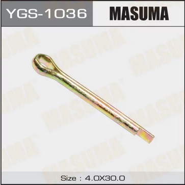 Шплинт Masuma, YGS-1036 4x30mm, 1шт, Япония