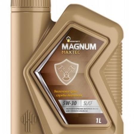 Роснефть Magnum Maxtec 5w30, API SL/CF, п/синтетика, 1л, Россия