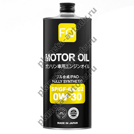 Fujito 0w-30 SP/GF-6A/C2 (PAO), моторное масло, синтетика, 1л, Япония