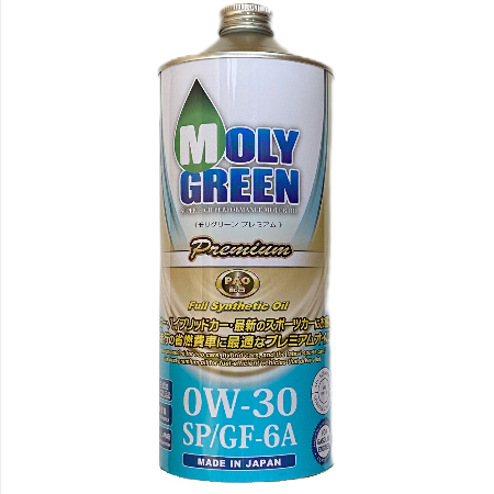 MOLY GREEN 0W30 Premium SP/GF-6A/CF(PAO) синтетика 1л.