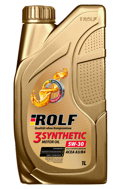ROLF 5w30 3-Syntetic С3 син. пластик 1 л