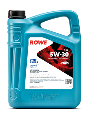 ROWE 5w-30 Hightec SYNT RS DLS SN, синт, 4л,