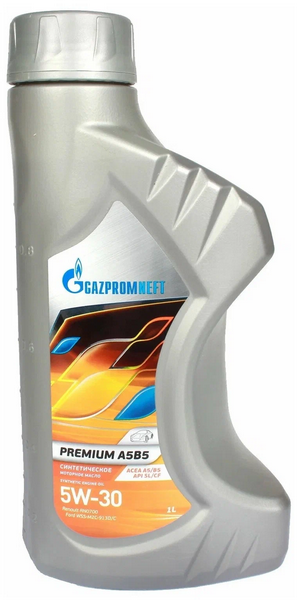Gazpromneft Premium 5W-30 А5/В5, синтетика, 1л, Россия