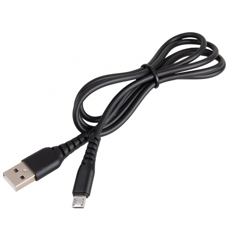 SKYWAY Кабель USB - micro USB (1м) 3.0A, черный в пакете zip.