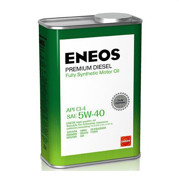 ЕNEOS Premium Diesel, 5w-40, CI-4, синтетика, 1л, Япония