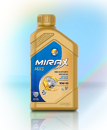 Mirax10w-40, МХ5, SL/CF А3/В4 полусинт, 1л Россия
