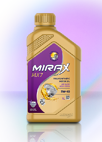 Mirax 5w-40, МХ7, SL/CF А3/В4 синтетика, 1л Россия