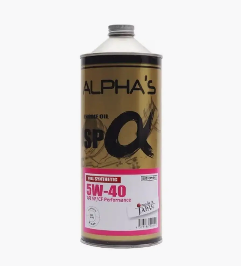 ALPHAS 5w-40, SP/CF ,синтетика, 1л ALPHAS Япония