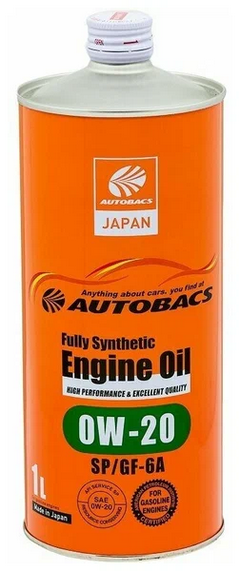 AUTOBACS 0w-20, FS SP/CF-6A синтетика,1л , Япония