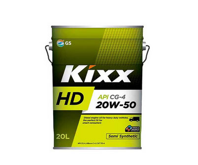 Kixx HD (DYNAMIC), DIESEL, 10W40, CG-4,  полусинтетика, 20л, Корея
