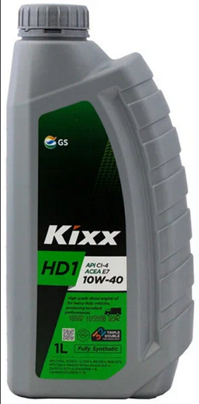 Kixx НD1, DIESEL, 10W40, CI-4,  синтетика, 1л, Корея