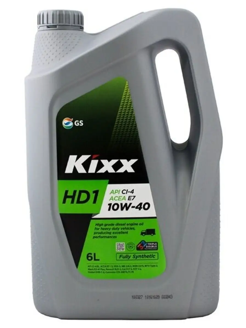Kixx HD1, DIESEL,10W40, CI-4,  синтетика,6л, Корея