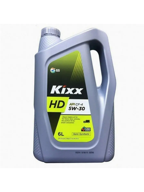 Kixx HD, 5W30, CF-4, DIESEL, (DYNAMIC), полусинтетика, 6л, Корея