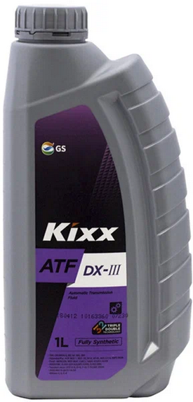 Kixx  Дексрон DIII, трансмиссионное масло, для АКППсинтетика, 1л, Корея