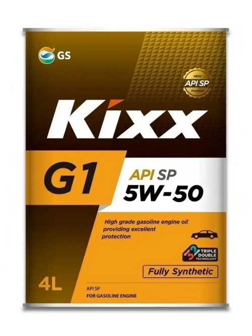 Kixx Synthetic, G1, 5W50, SP, синтетика, 4л, Корея