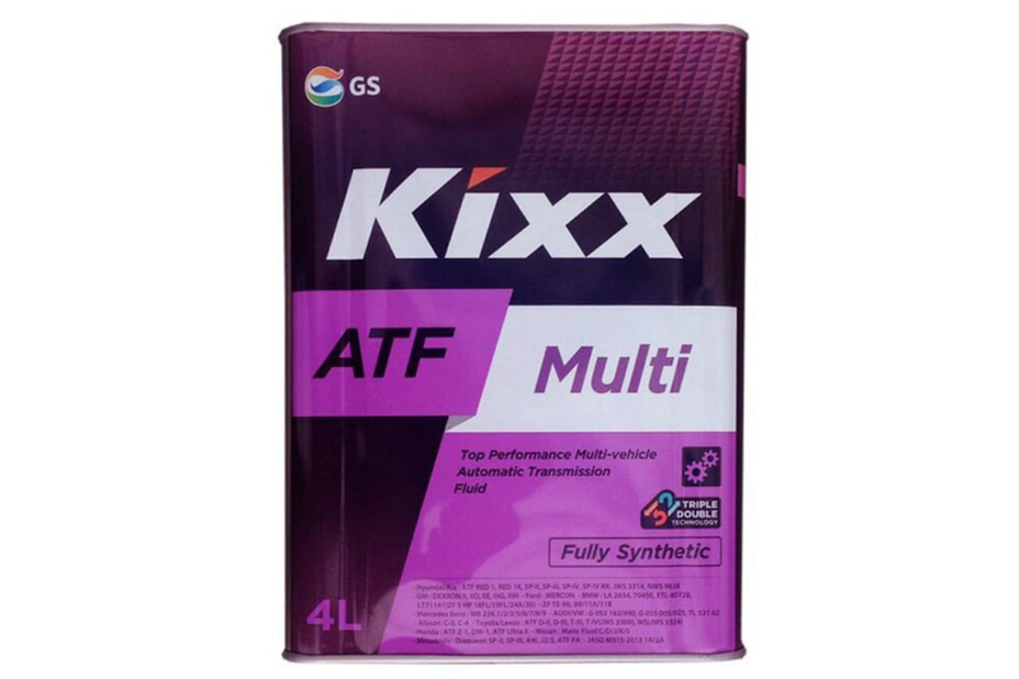 Kixx  ATF Multi, трансмиссионное масло, для АКПП синтетика, 4л, Корея