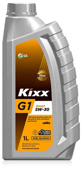 Kixx Synthetic, G1, 5W30 Dexos 1 SN Plus, синтетика, 1л, Корея
