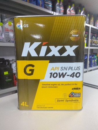 Kixx SN, 10W40, полусинтетика, 4л, Корея