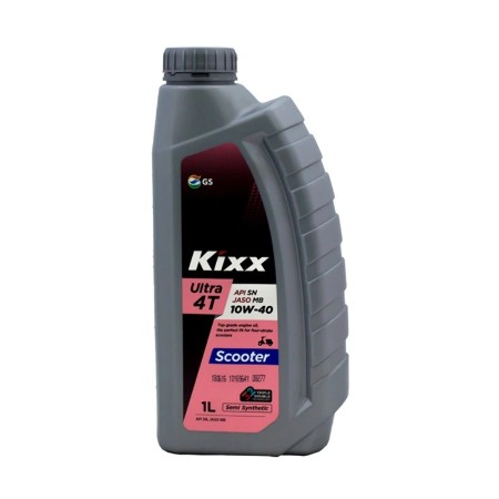 Kixx Ultra 10W40 , 4Т, SL/MB, полусинтетика для 4-х тактных, 1л, Корея