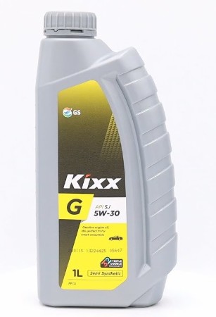 Kixx G  SJ, 5W30,  (GOLD), полусинтетика, 1л, Корея