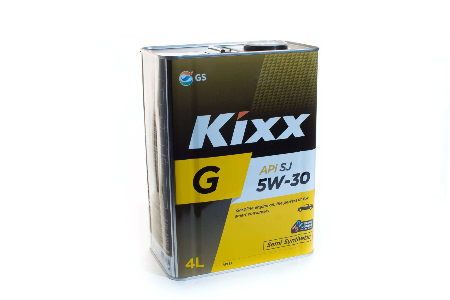 Kixx G  SJ, 5W30,  (GOLD), полусинтетика, 4л, Корея