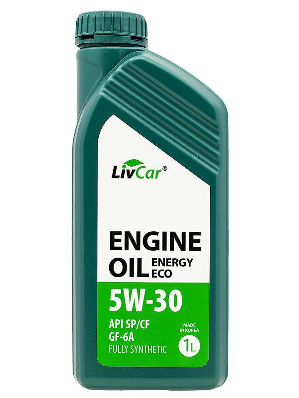 LIVCAR, 5W30, ENGINE OIL ENERGY ECO API SP/CF/GF-6A, синтетика 1л, Корея
