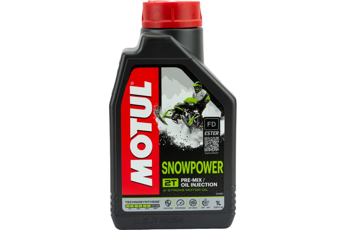 МOTUL SnowPower 2Т FL Technosynt, для 2-хтактных, полусинтетика, 1л, Франция