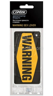 Contex, ароматизатор WARNING SEX LOVER Zooming Vanilla Contex