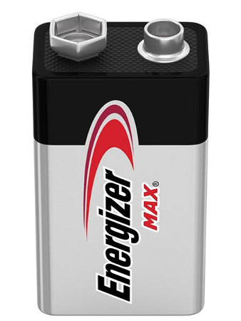 Energizer батарейка MAX 9V крона, Китай